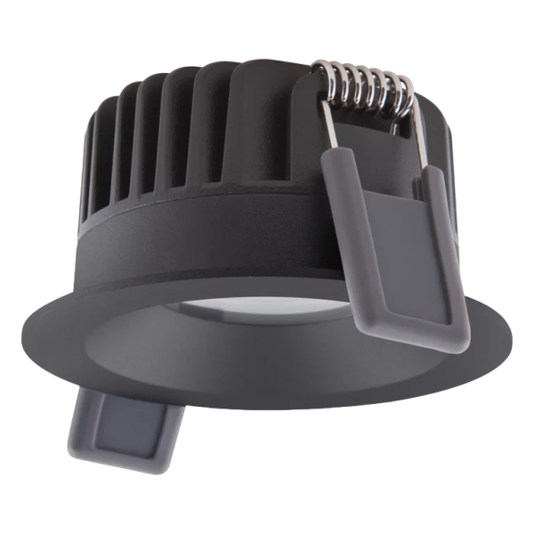 SPOT FIX 8W/930 DIM (Отсечка) 36° IP44 680Lm d81(68)x42 DIP-перекл - чёрный LED светильник LEDV