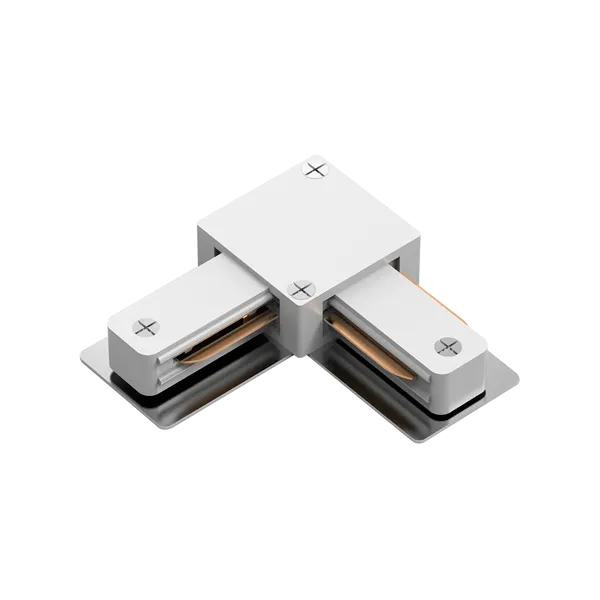 Соединительный коннектор L для шинопровода Белый ECO TRACKRAIL1PH L CONNECT WH