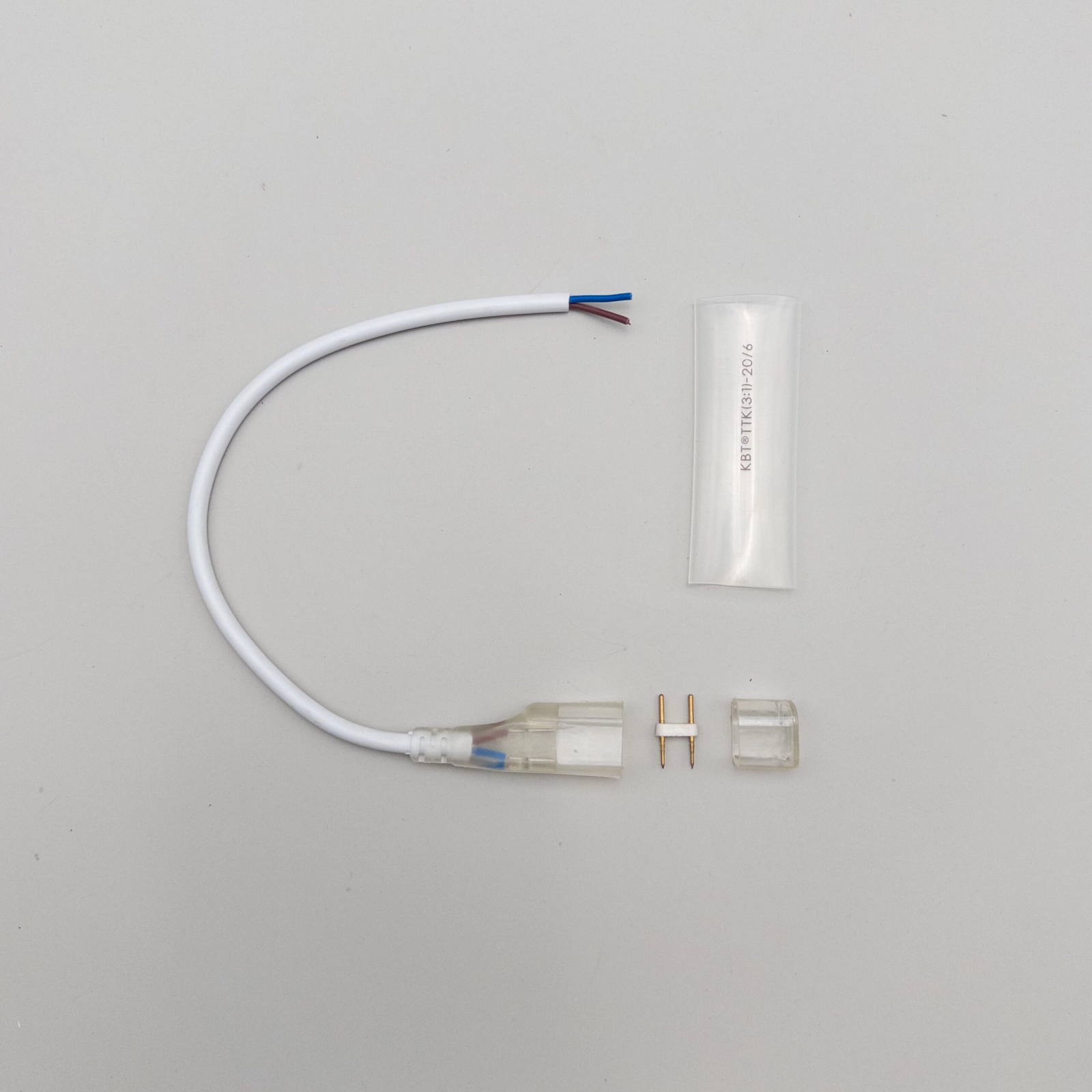 Установочный Комплект для Неона 8х16мм 24В, Белый