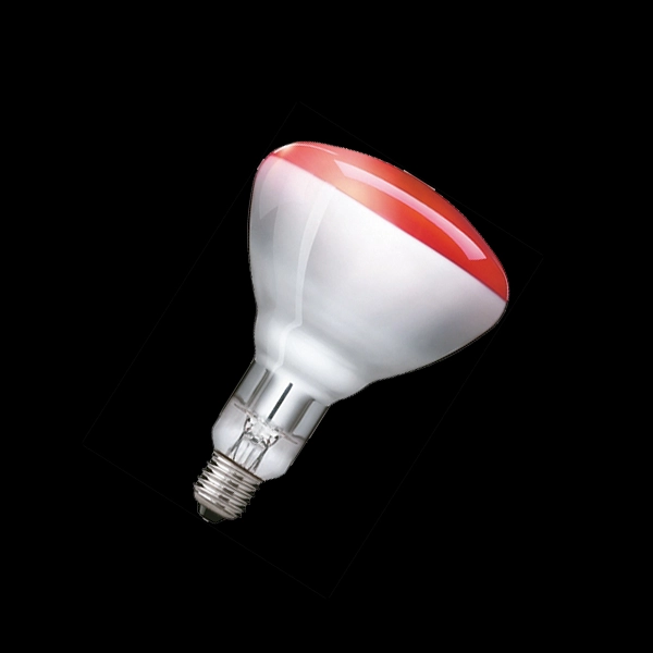 Лампа инфракрасная FL-IR R125 150W RED E27 230V красное стекло