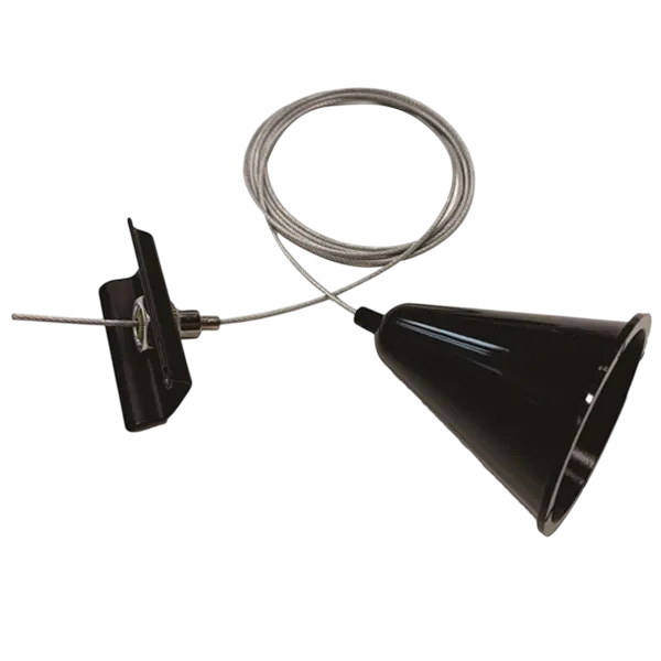 Комплект для подвесного монтажа шинопровода Чёрный ECO TRACKRAIL 1PH SUSP SET BK