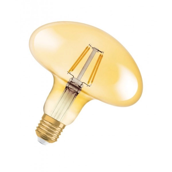 OSRAM Vintage 1906 LED CL MUSHROOM FIL GOLD 40 4,5W/824 E27 120x120  4058075092051  светодиодная  лампа
