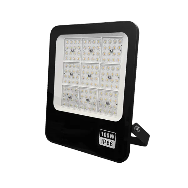 Прожектор светодиодный 100W/5000K (Чёрный 60°) IP66 10000Lm