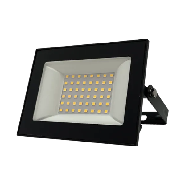 Прожектор светодиодный 50W/2700K Чёрный IP65 5000Lm