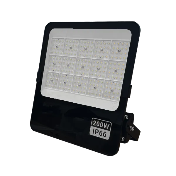 Прожектор светодиодный 200W/5000K (Чёрный 60°) IP66 20000Lm