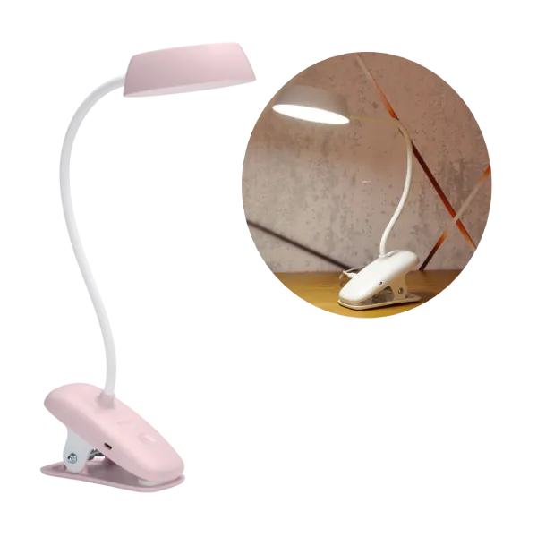 Светильник светодиодный настольный 3W/4000K Розовый Donutclip DSK201 USB